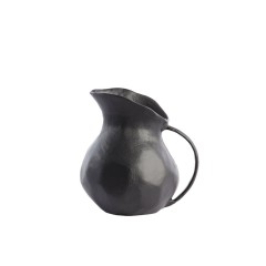 VASE JUG SHAPE MATT BLACK 